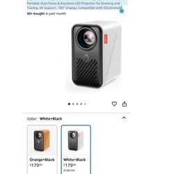 Caydo P1 Art Projector with Exclusive Drawing App for Artists, Portable Auto Focus & Keystone LED Projector for Drawing and Tracing, 4K Support, 100’’