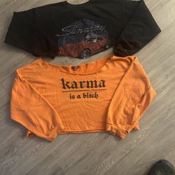 Fashion Nova Sweatshirt Halters