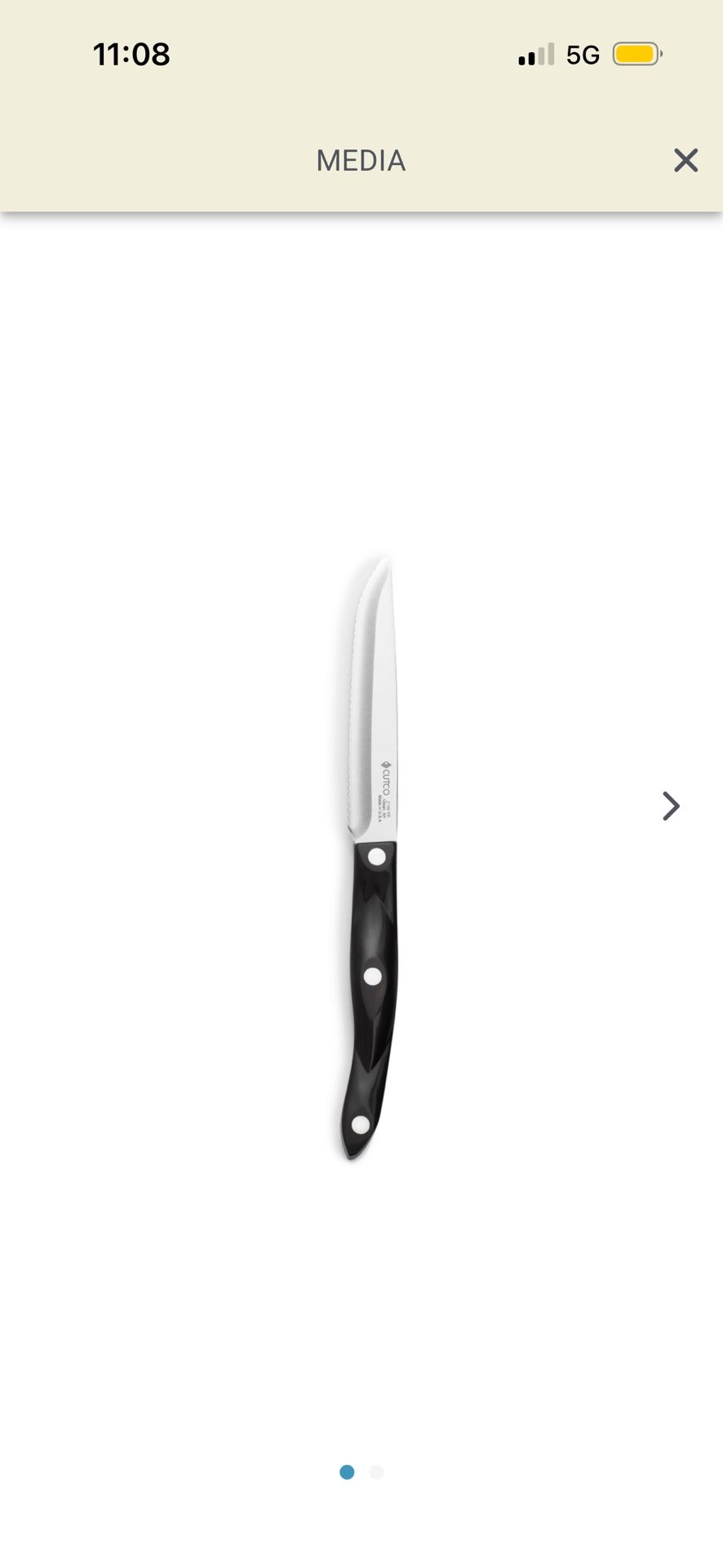 4’ CUTCO Paring Knife