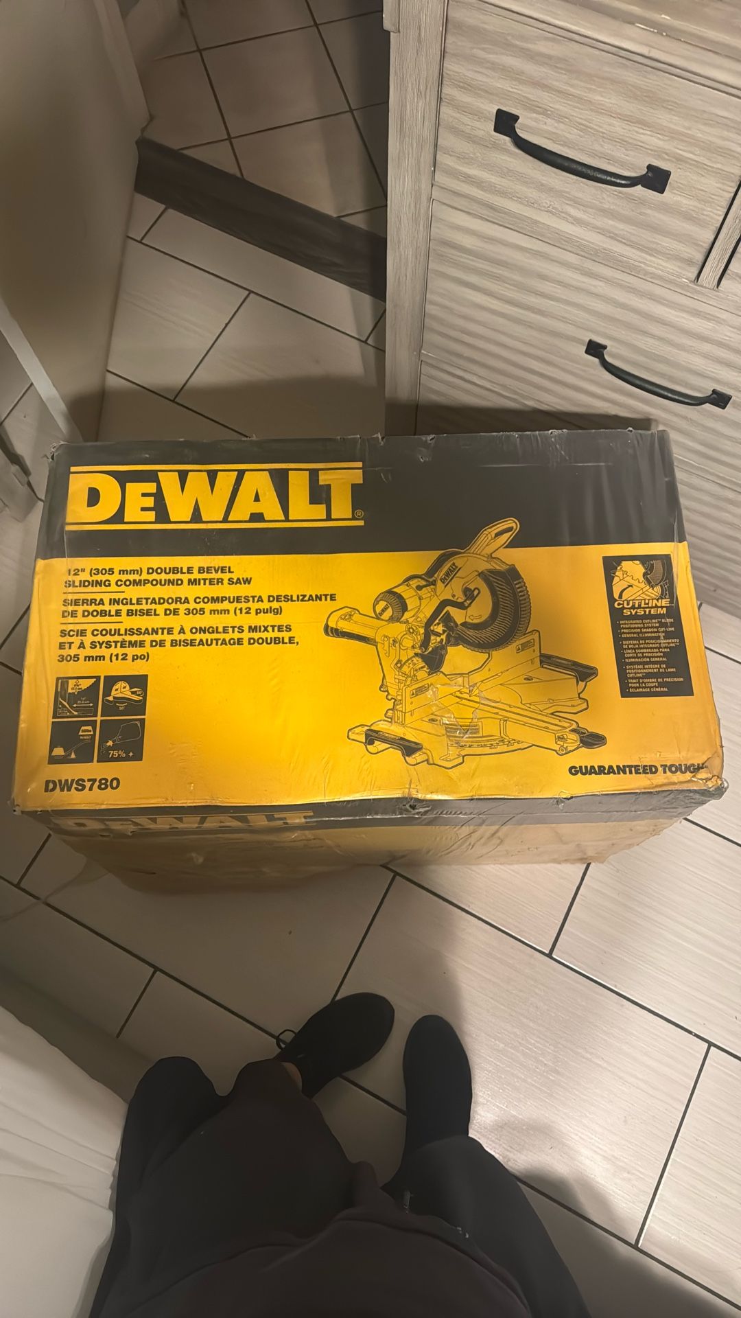 Dewalt Double Bevel Sliding 12” Saw. 380.00