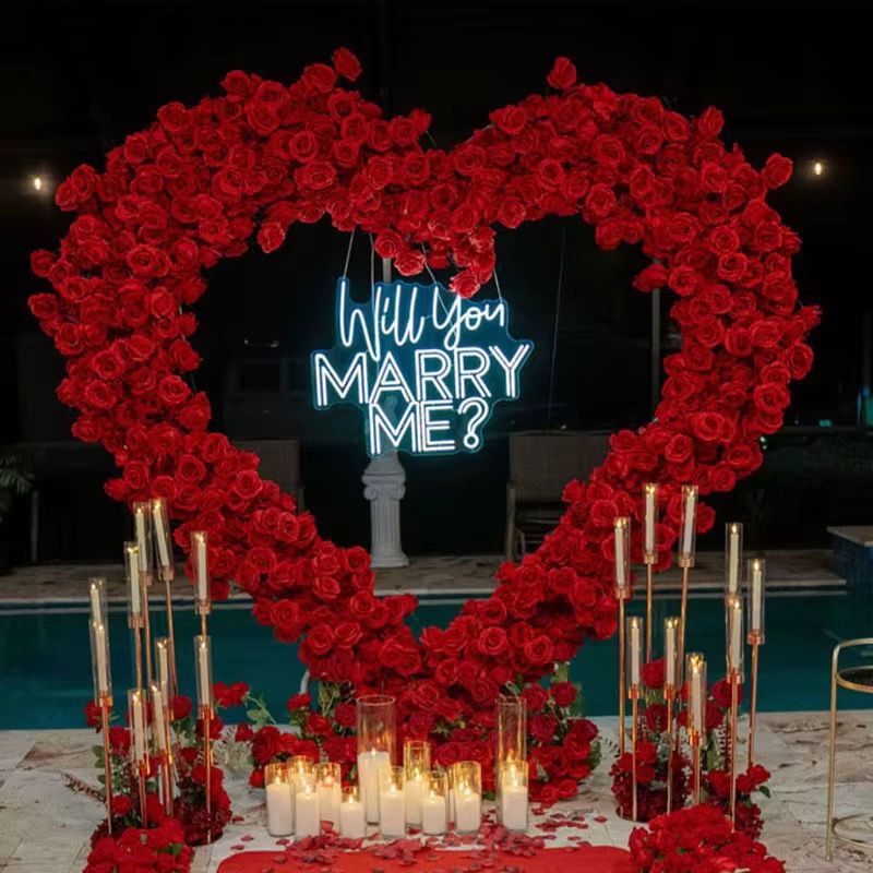 Heart Red Flower Arch New Inbox 