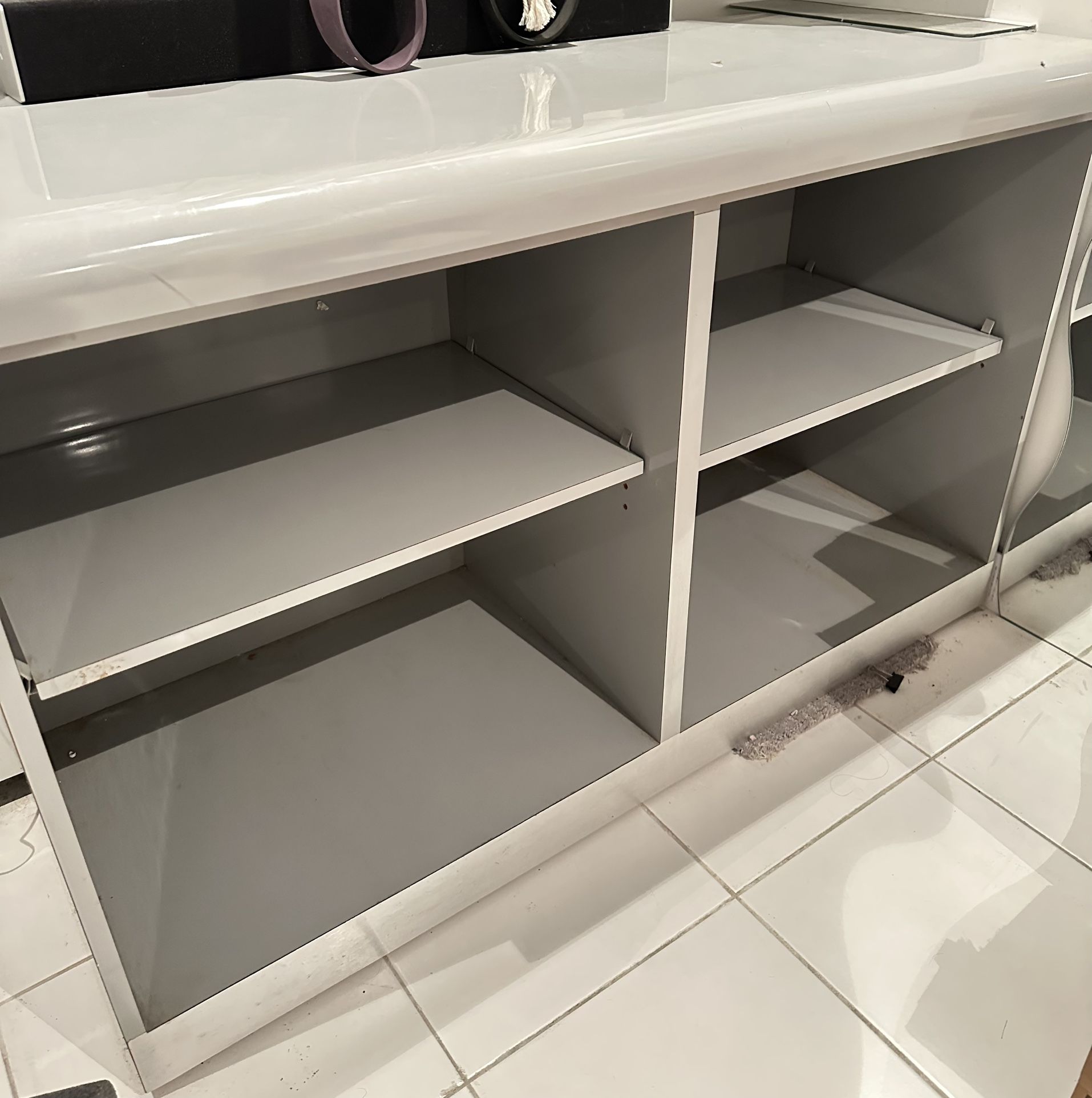 storage cubby / Open Cabinet With Adjustable Shelves