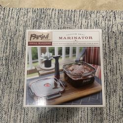 PARINI Cookware 2.6 QT VACUUM SEAL MARINATOR Meat Vegetables Fish Poultry Beef