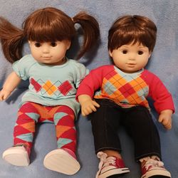 American Gil doll twins