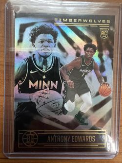 2020-2021 Panini Illusions Anthony Edwards RC Card