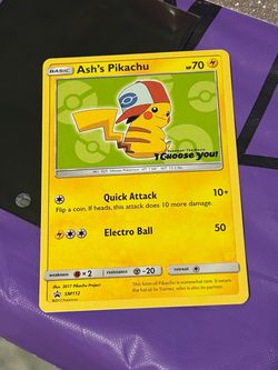 Pokemon ash’s pikachu SM 112 movie promo