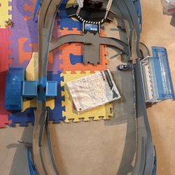 Toy Racetrack With Cars