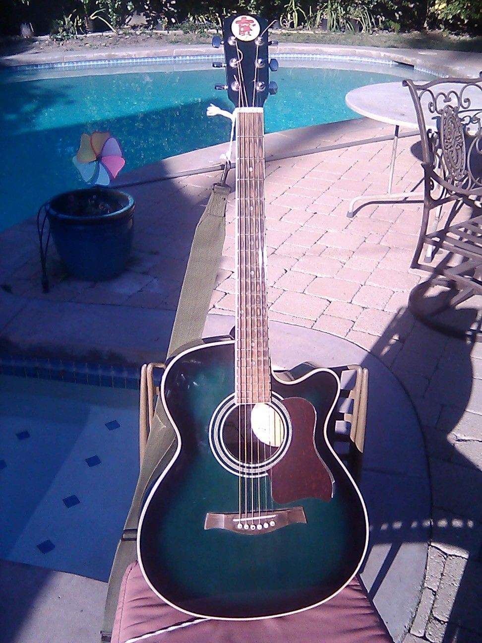 "Vinyard" electric acoustic guitar