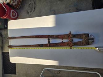 Antique 43" Long Hkp H.k. Porter No. 4 Bolt Cutter Tool