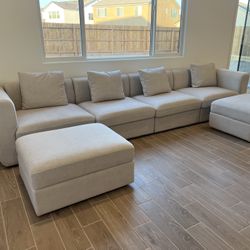 Light Beige Sofa Set (New)
