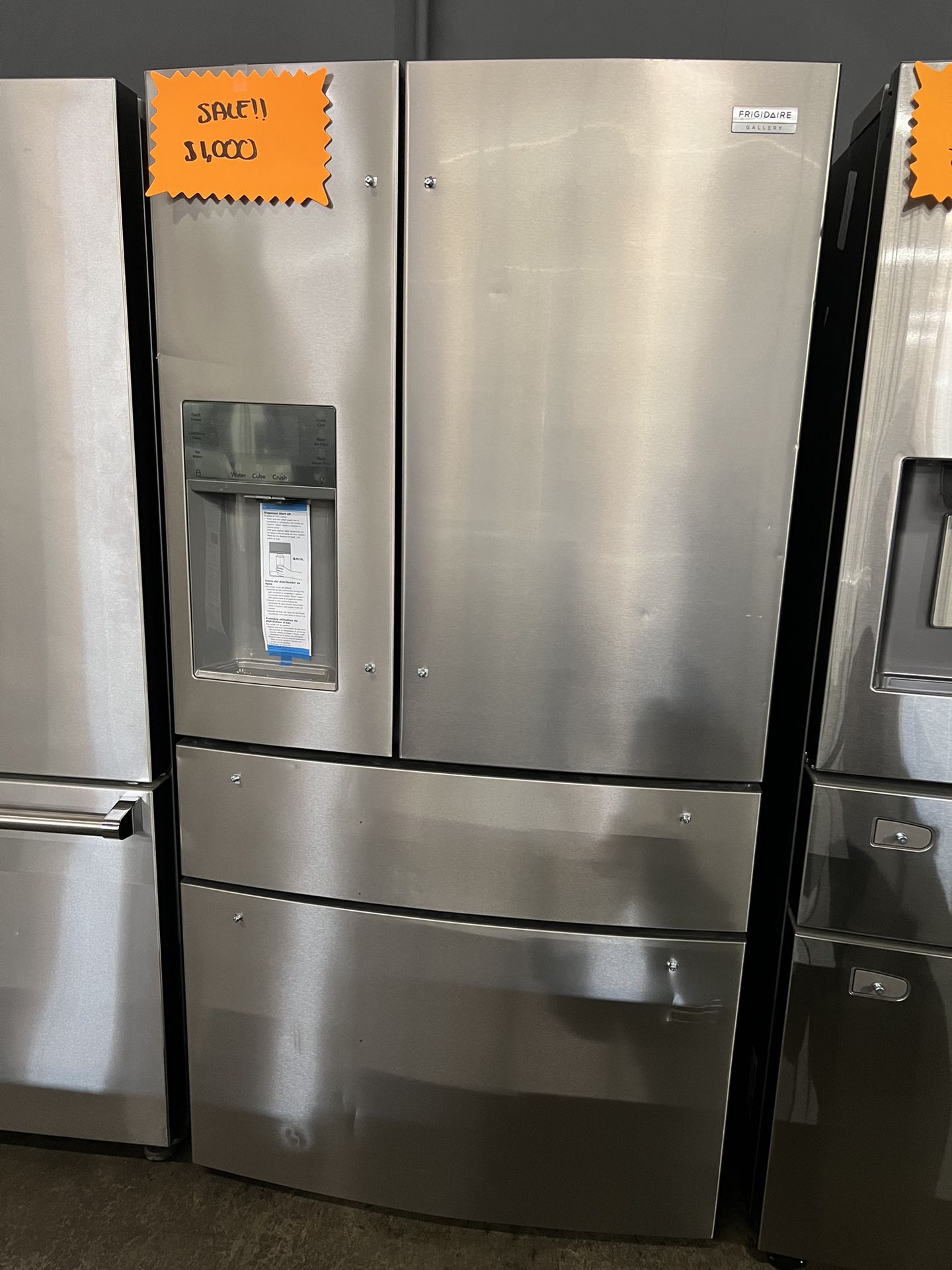 Frigidaire Stainless Steel Four Door Refrigerator  
