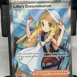 Pokémon TCG Mega Evolution Lillie's Determination Full Art Trainer Card 169/132