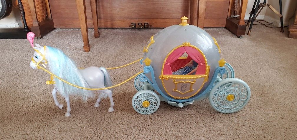 Disney Princess Cinderella Horse And Carriage