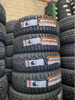 265/75/16 Arroyo RT 4 New Tires Installed And Balanced Included