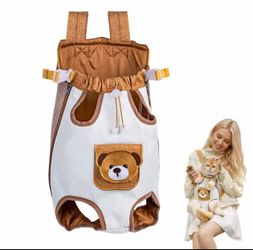 A front chest carrier bag for pets (cats and small dogs)