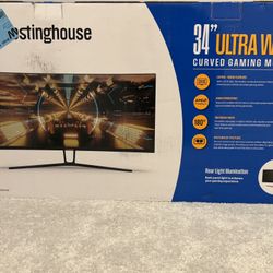 34 Inch Westinghouse Curved Gaming Monitor