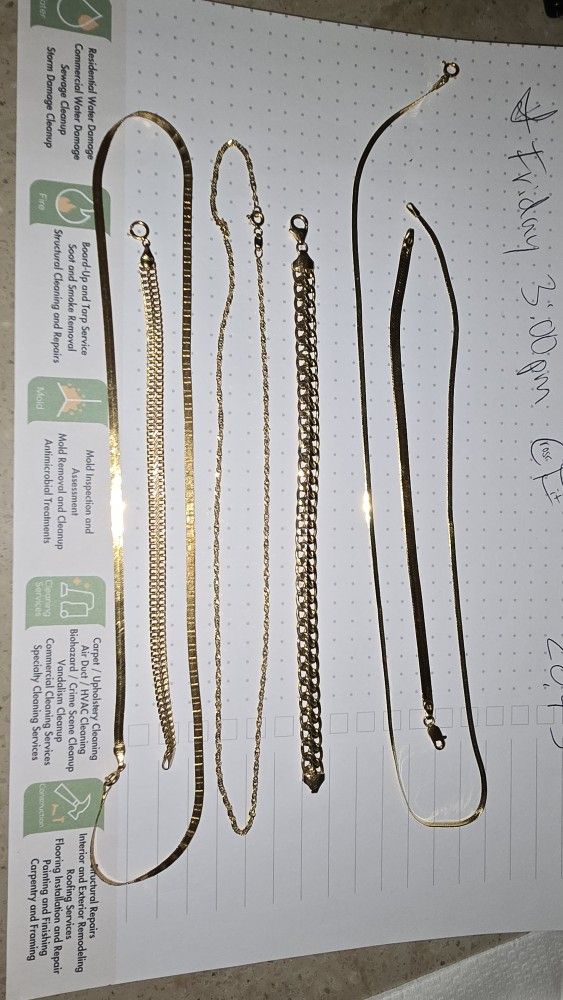 14k Bracelets And Necklaces