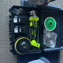 Angle Grainer OPDUZI Model. 21v  4amp Batteries 