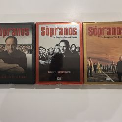 HBO The Sopranos Complete Seasons 1, 2, and 3