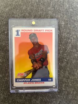 1991 Score Chipper Jones #671 Atlanta Braves rookie card