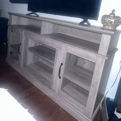 Media Console /  Entertainment Center in Gray