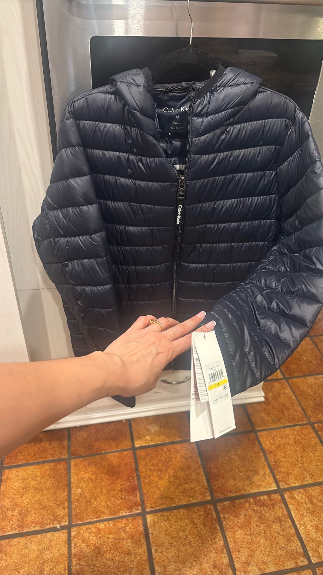 Brandie, Calvin Klein Jacket