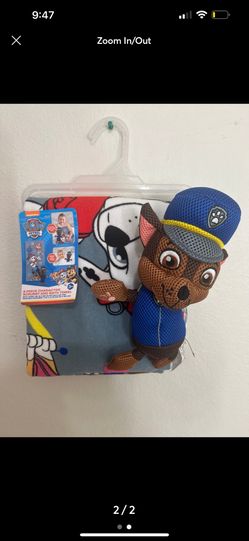 Paw Patrol Bath Towel With Sponge 