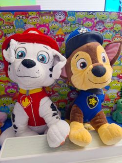 Large paw patrol plush