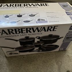 Cookware Set Farberware 14pcs New Sealed