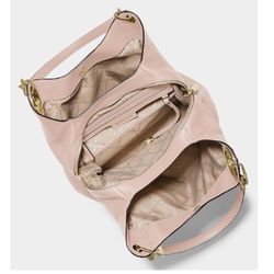 Michael Kors Lillie Large Pebbled Leather Shoulder Bag