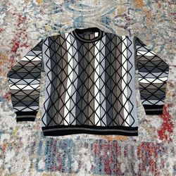 Vintage Protege Collection Coogi-style Knit Sweater