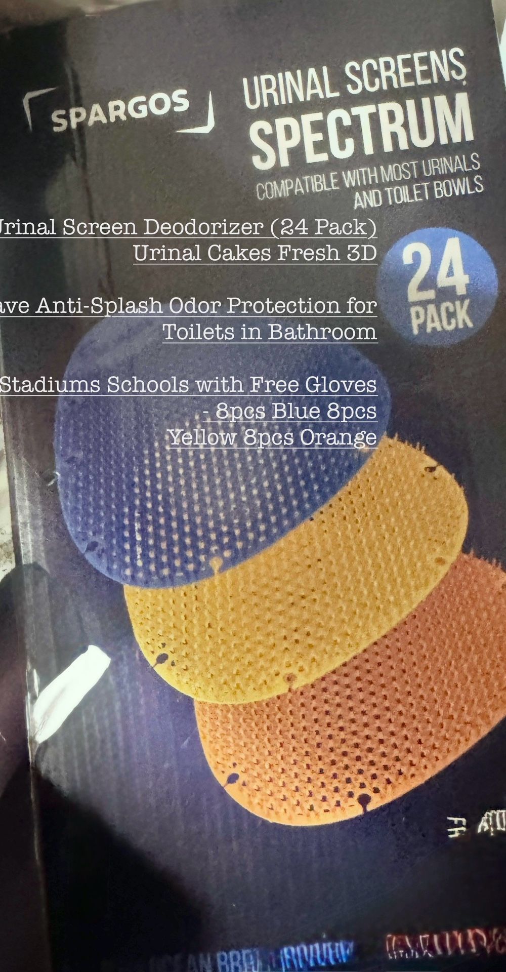 24 Urinal Screens Brand New In Box