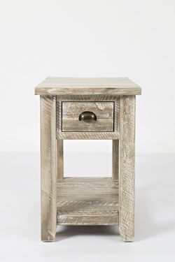 Artisan's Craft Washed Grey Chairside Table