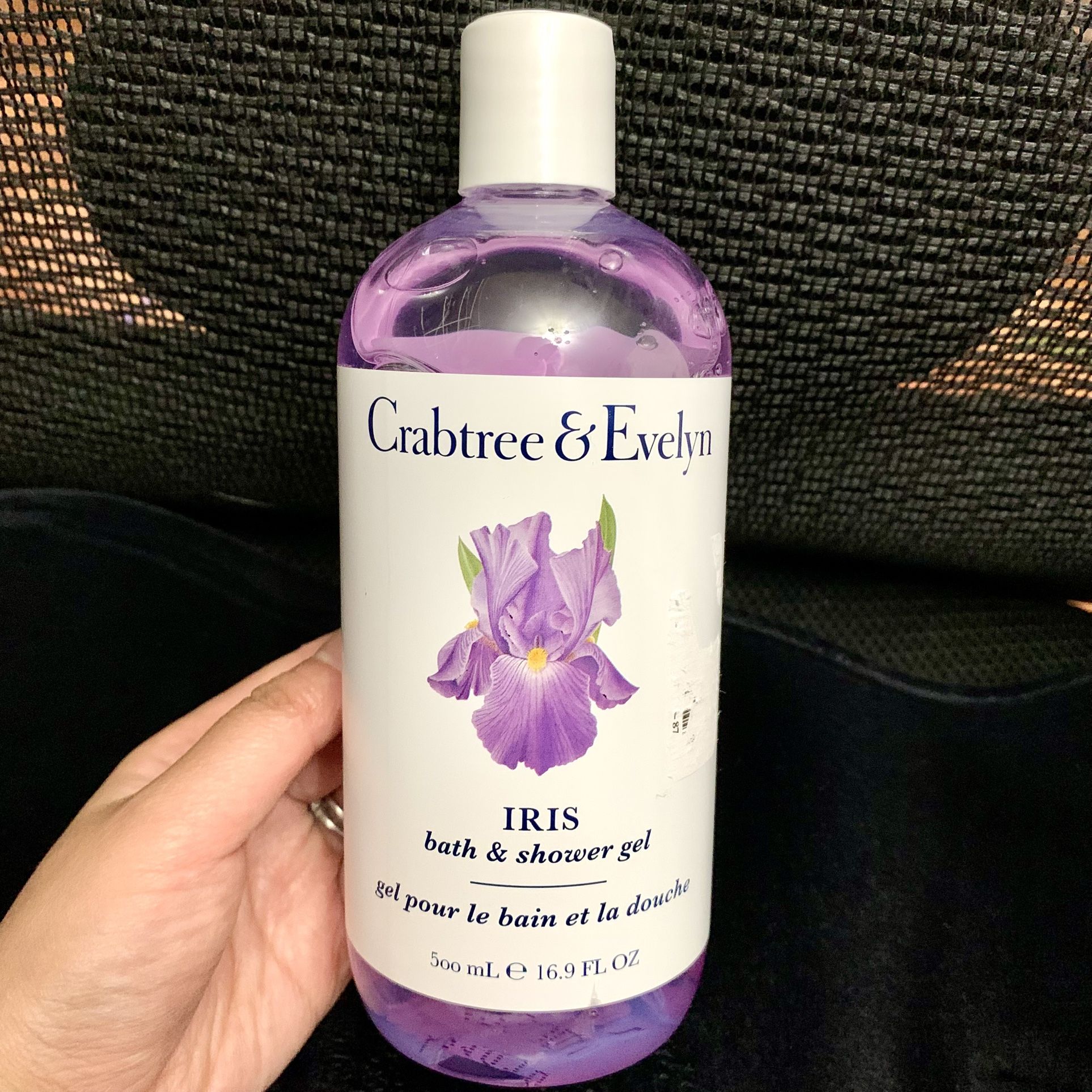 Crabtree & Evelyn Iris Bath & Shower Gel - 16.9 oz Full Size.