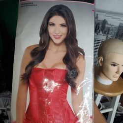 Red CORSET Size S $30