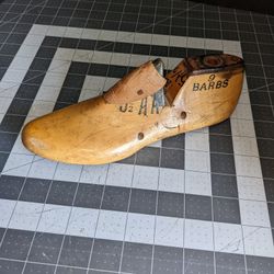 Vintage Wooden Shoe Last Size 5.5