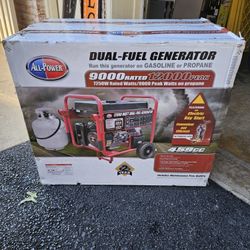 Duel Fuel Generator 