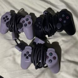 2 Ps1 And 1 Ps2 Dual Shock Controller 