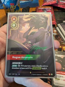Riftbound Akali Rogue Assassin Signature Overnumber Vendetta