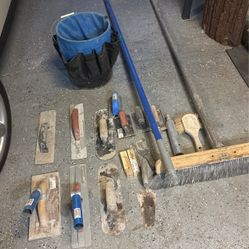 Concrete Tools W /Bucket