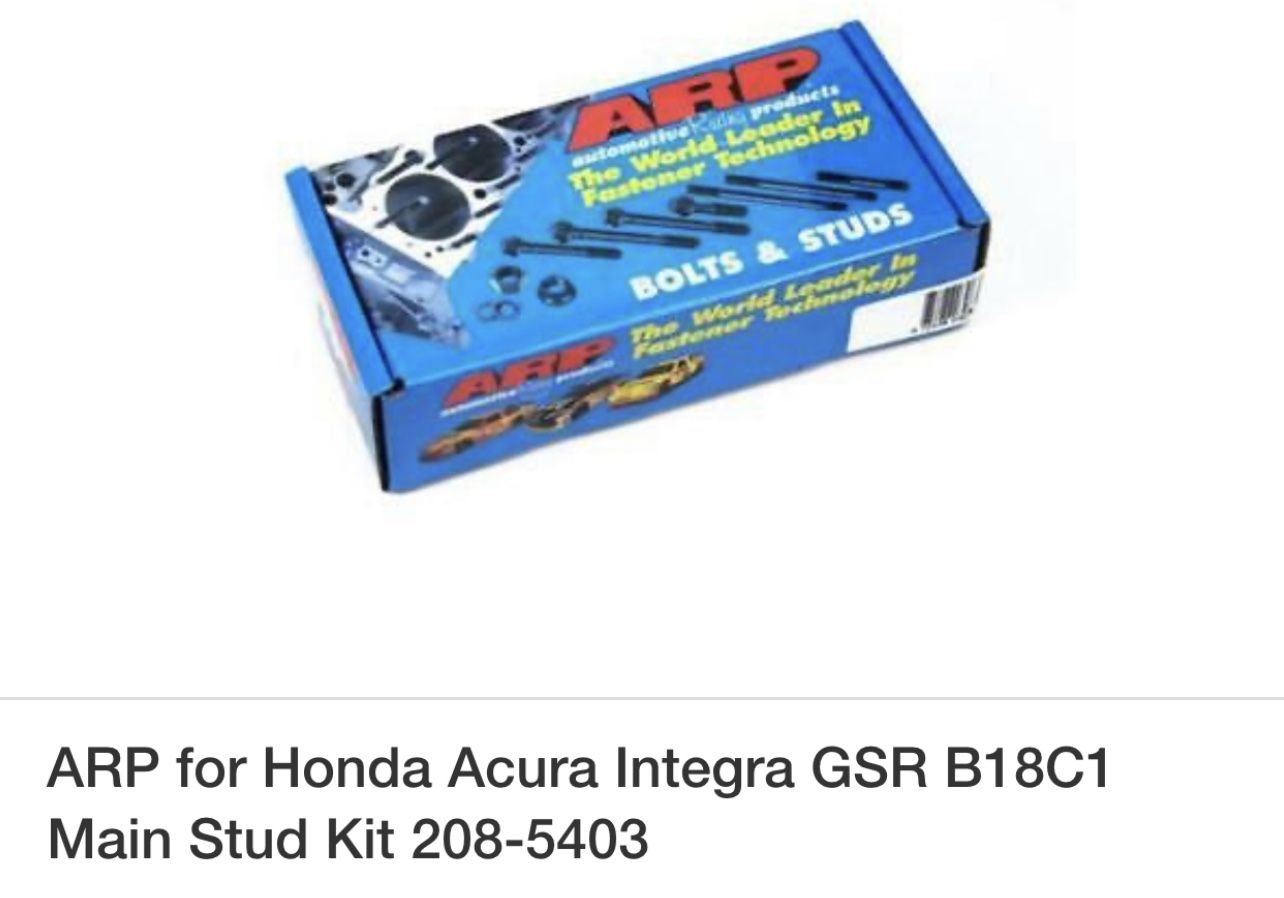 ARP Headstuds Gsr B18C1