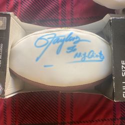 Lawrence Taylor Signed Football