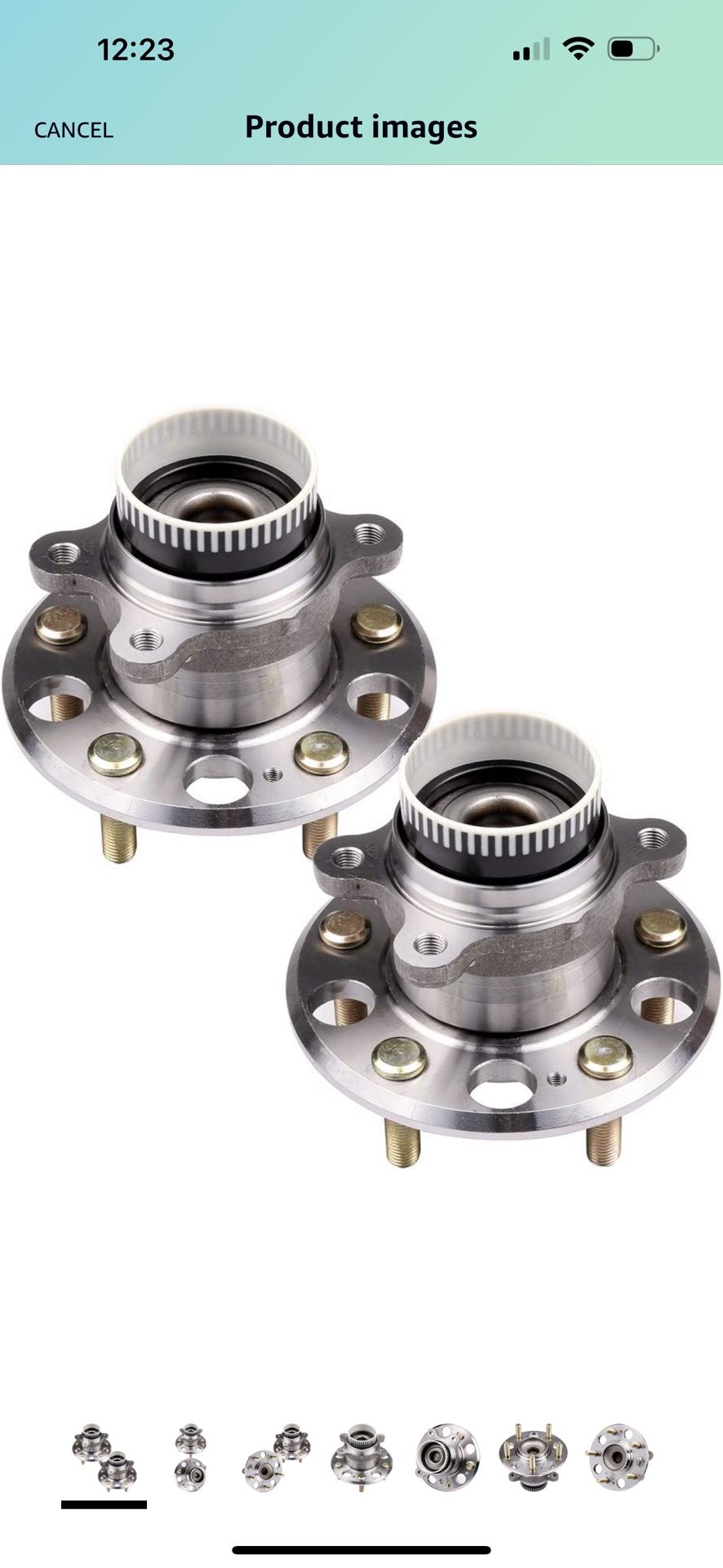 NOTUDE 2 Pieces 512437 Wheel Hub Bearing Assembly for Azera 2011-2017 for Sonata 2010-2014 Wheel Hub Unit