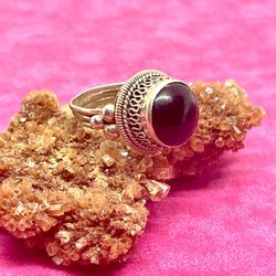 Sterling Handmade Onyx Ring