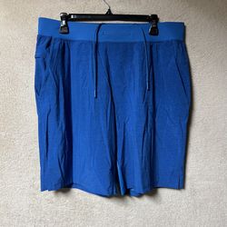 Lululemon THE Shorts Linerless 10” Mens XL Blue