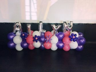 Foil Letters Balloon Decor