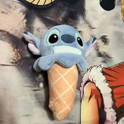 Disney Lilo & Stitch Ice Cream Cone Plush 8”