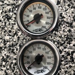 Dual Needle Air Pressure Gauges 
