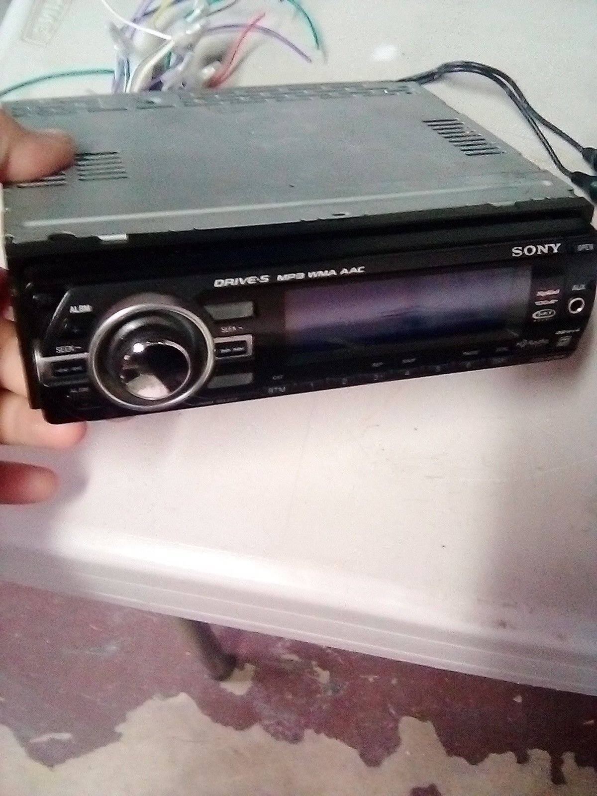 Sony cd player mp3 with aux