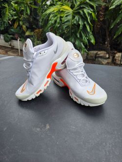 Nike Air Max Plus White Orange Sneakers